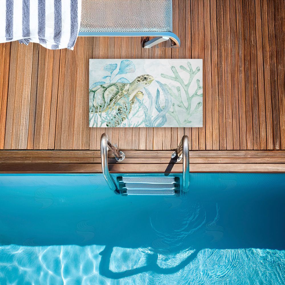 Kim Allen | Turtle In The Sea Non-Woven Door Mat
