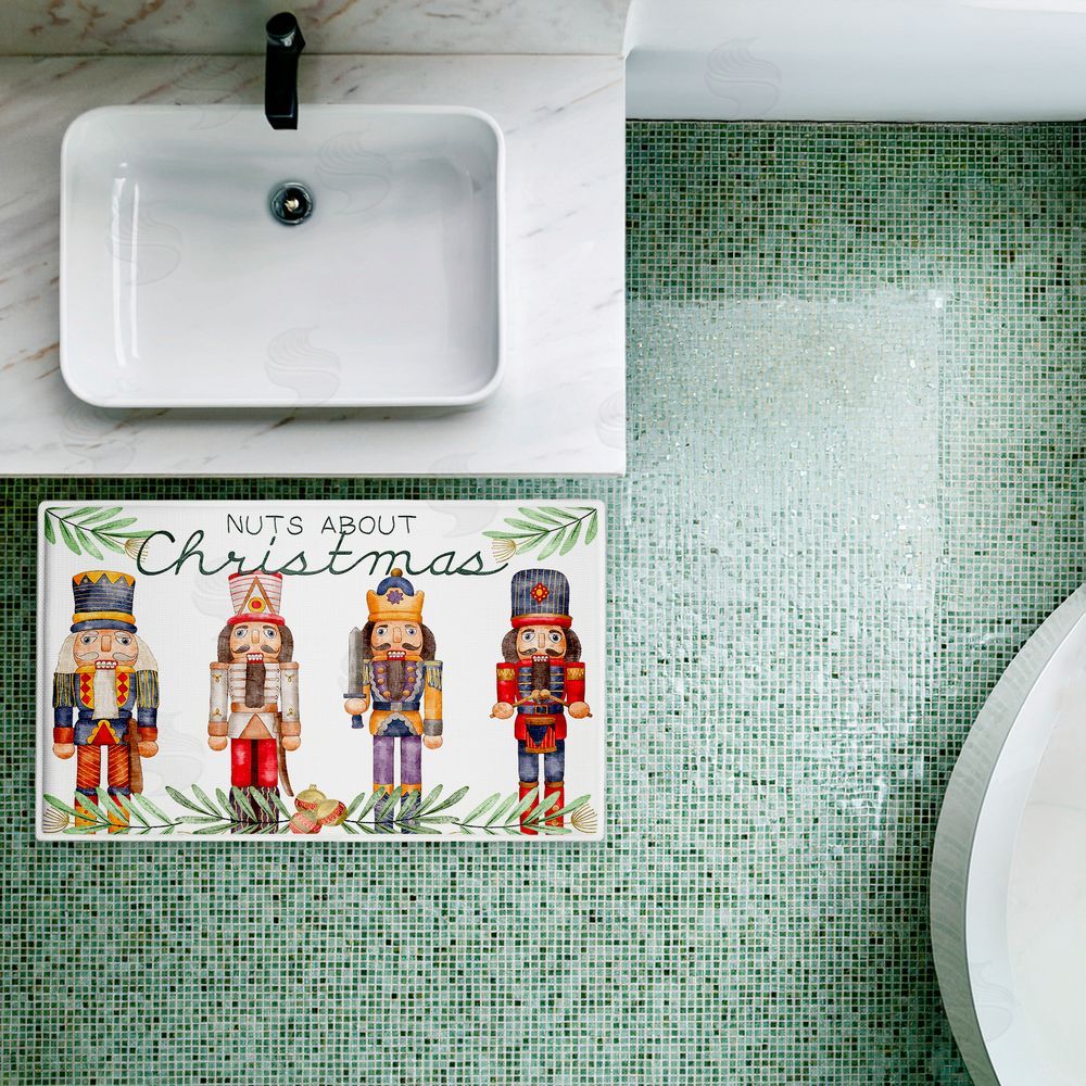 Kim Allen | Nuts About Christmas Plush Bath Mat