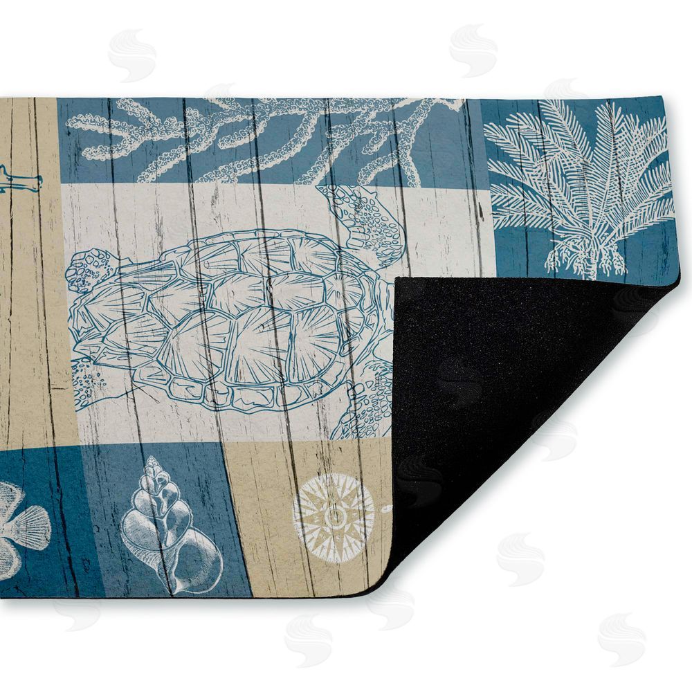 Kim Allen | Let's Sail Nautical Creatures Non-Woven Door Mat