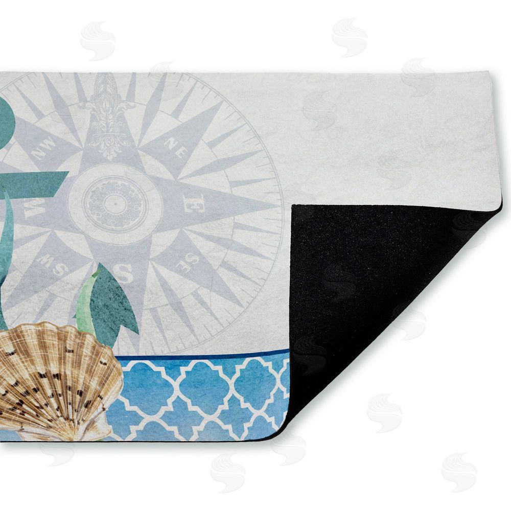 Kim Allen | Bayside Anchor & Compass Non-Woven Door Mat