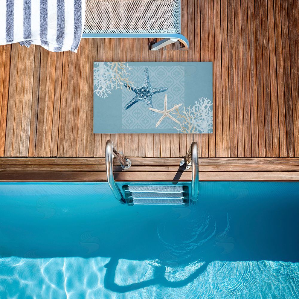 Kim Allen | Starfish Tours Nautical Pattern Non-Woven Door Mat