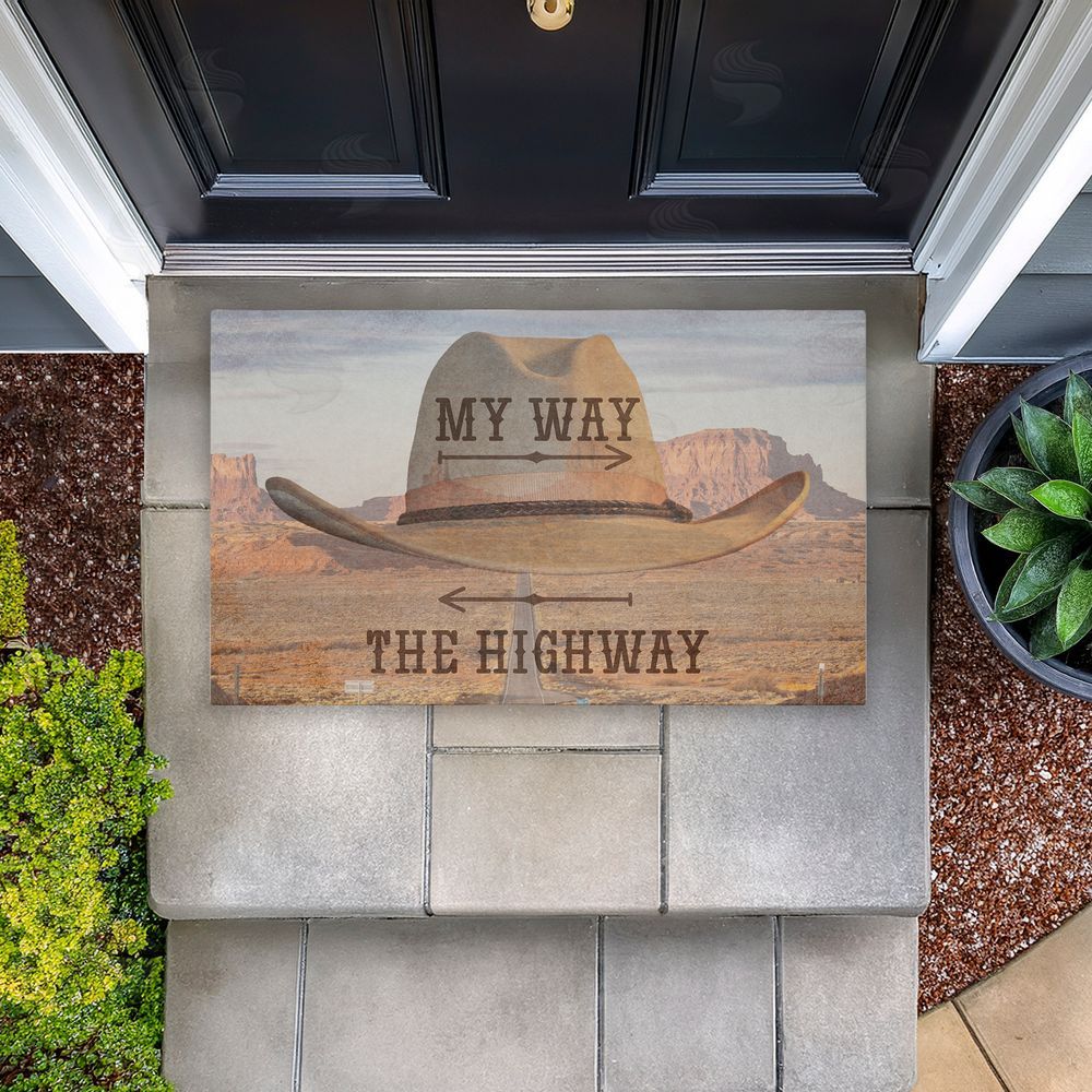 Marcus Prime | My Way Or The Highway Non-Woven Door Mat