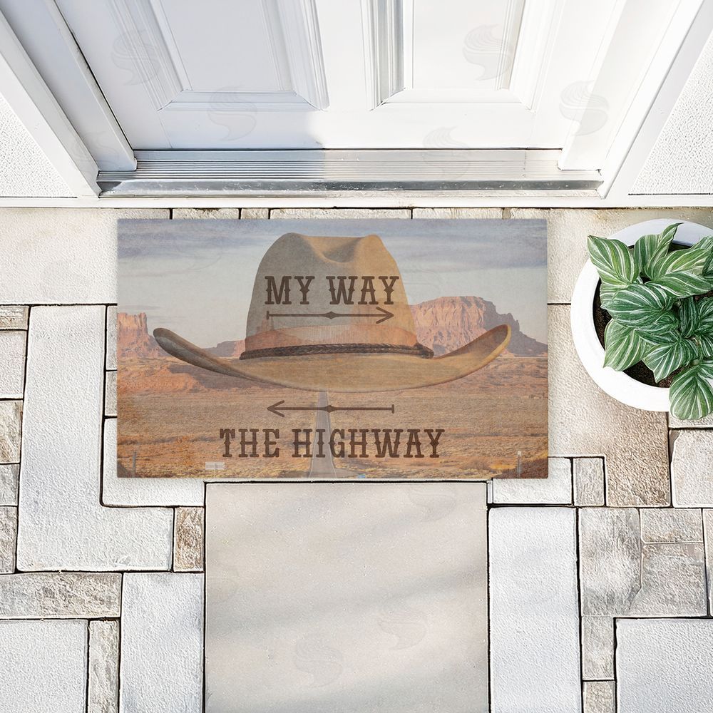 Marcus Prime | My Way Or The Highway Non-Woven Door Mat