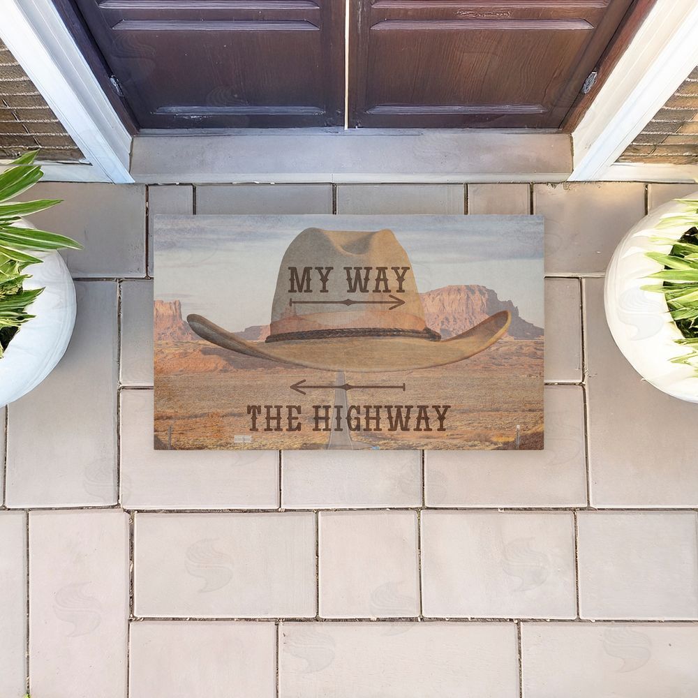 Marcus Prime | My Way Or The Highway Non-Woven Door Mat