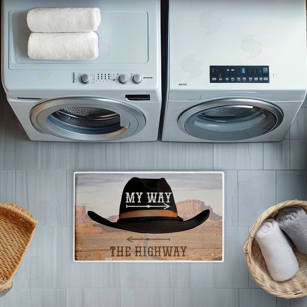 Marcus Prime | My Way Highway Cowboy Plush Bath Mat
