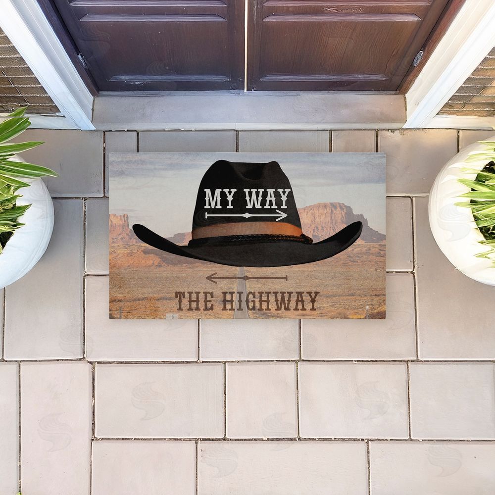 Marcus Prime | My Way Highway Cowboy Non-Woven Door Mat