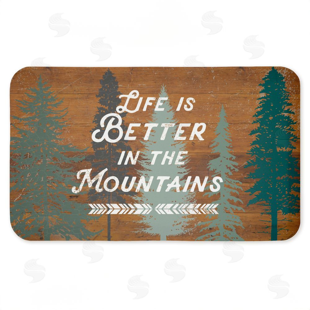 Lula Bijoux & co. | Retro Rustic Better In Mountains Anti-Fatigue Mat