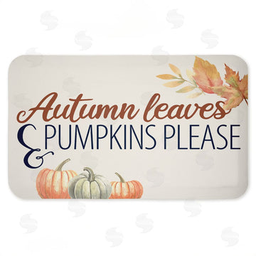 Kim Allen | Autumn Leaves & Pumpkins Please Anti-Fatigue Mat