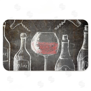 Kim Allen | Kitchen Wine Chalkboard Anti-Fatigue Mat