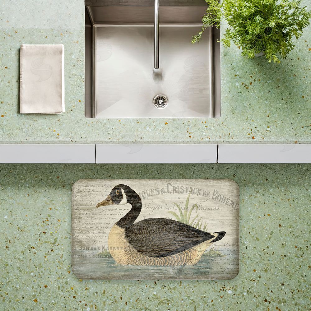 Suzanne Nicoll | French Goose Vintage Motif Anti-Fatigue Mat