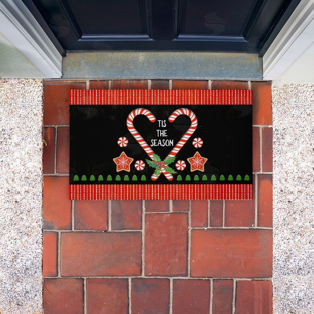 Suzanne Nicoll | Tis The Season Candy Heart Non-Woven Door Mat