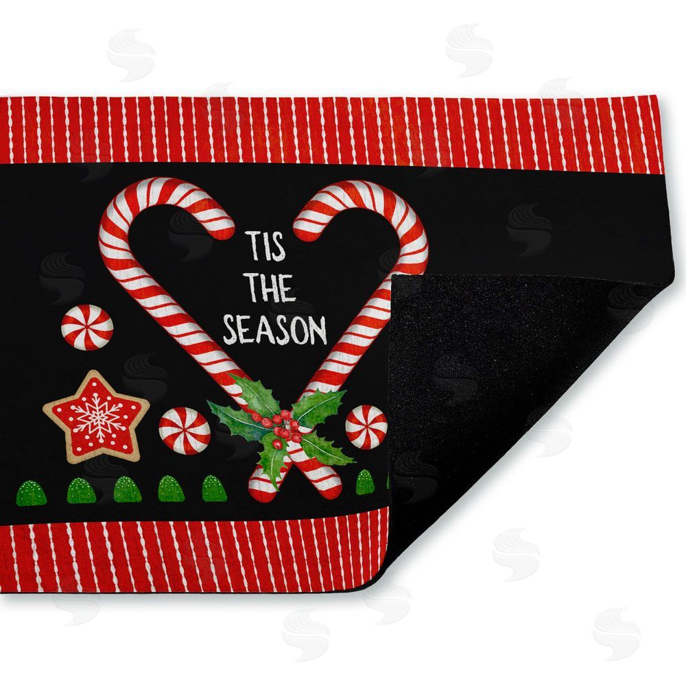 Suzanne Nicoll | Tis The Season Candy Heart Non-Woven Door Mat