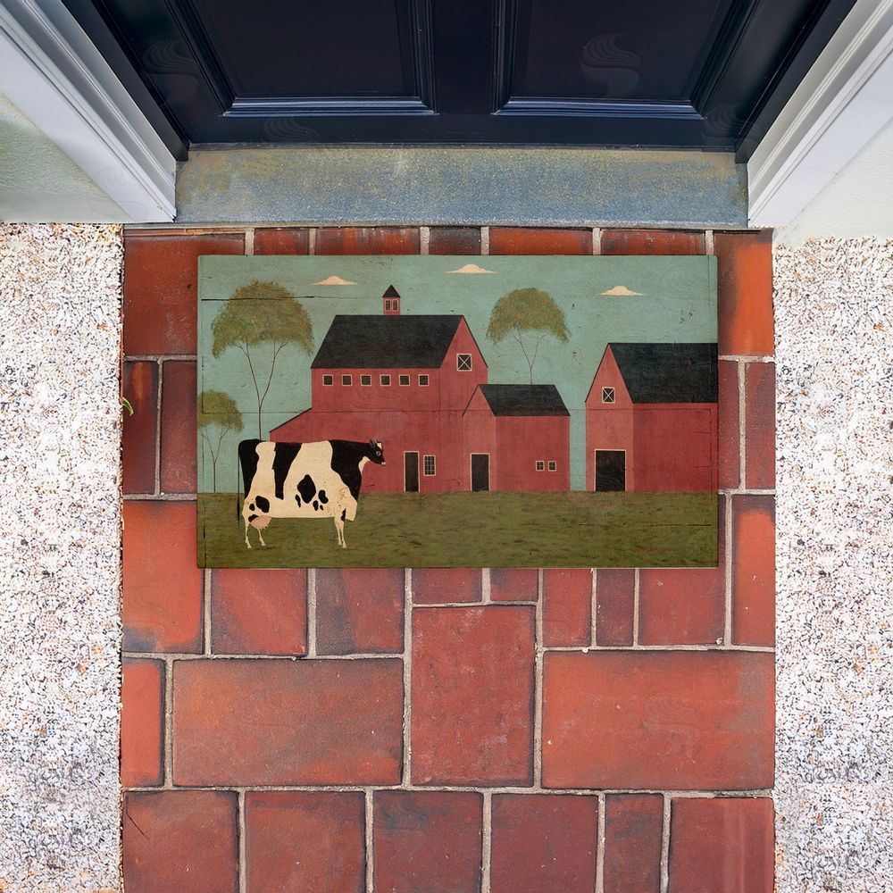 Warren Kimble | Nellies Barn Cow Non-Woven Door Mat