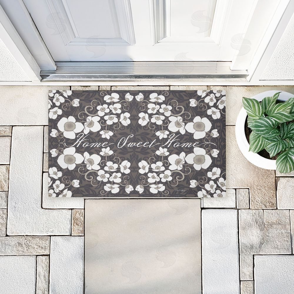 Tim Coffey | Sweet Home Apple Blossoms Entry Non-Woven Door Mat