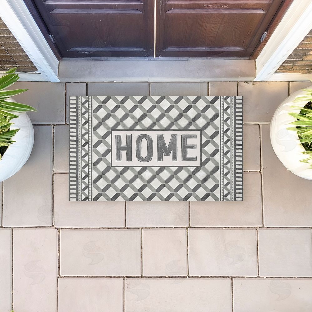 Chad Barrett | Classic Tile Vibes Entry Non-Woven Door Mat