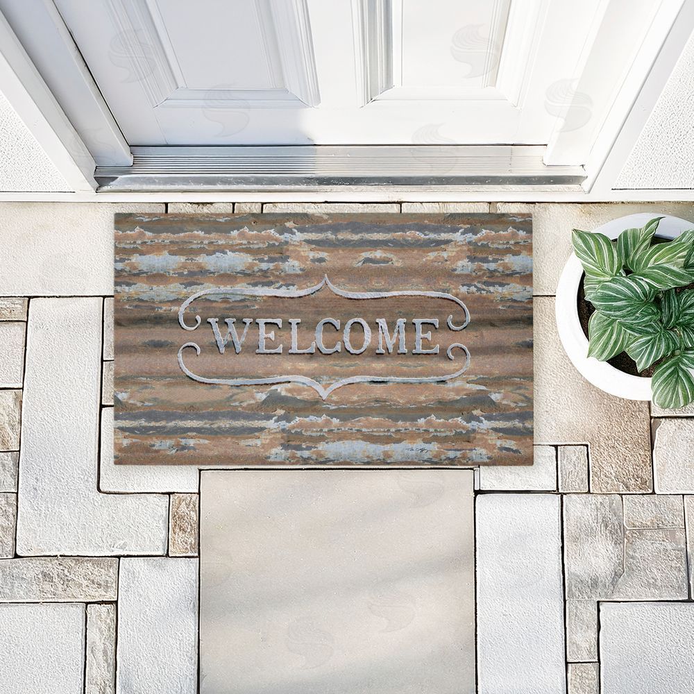 Tim Coffey | Rustic & Distressed Welcome Non-Woven Door Mat