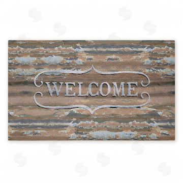 Tim Coffey | Rustic & Distressed Welcome Non-Woven Door Mat