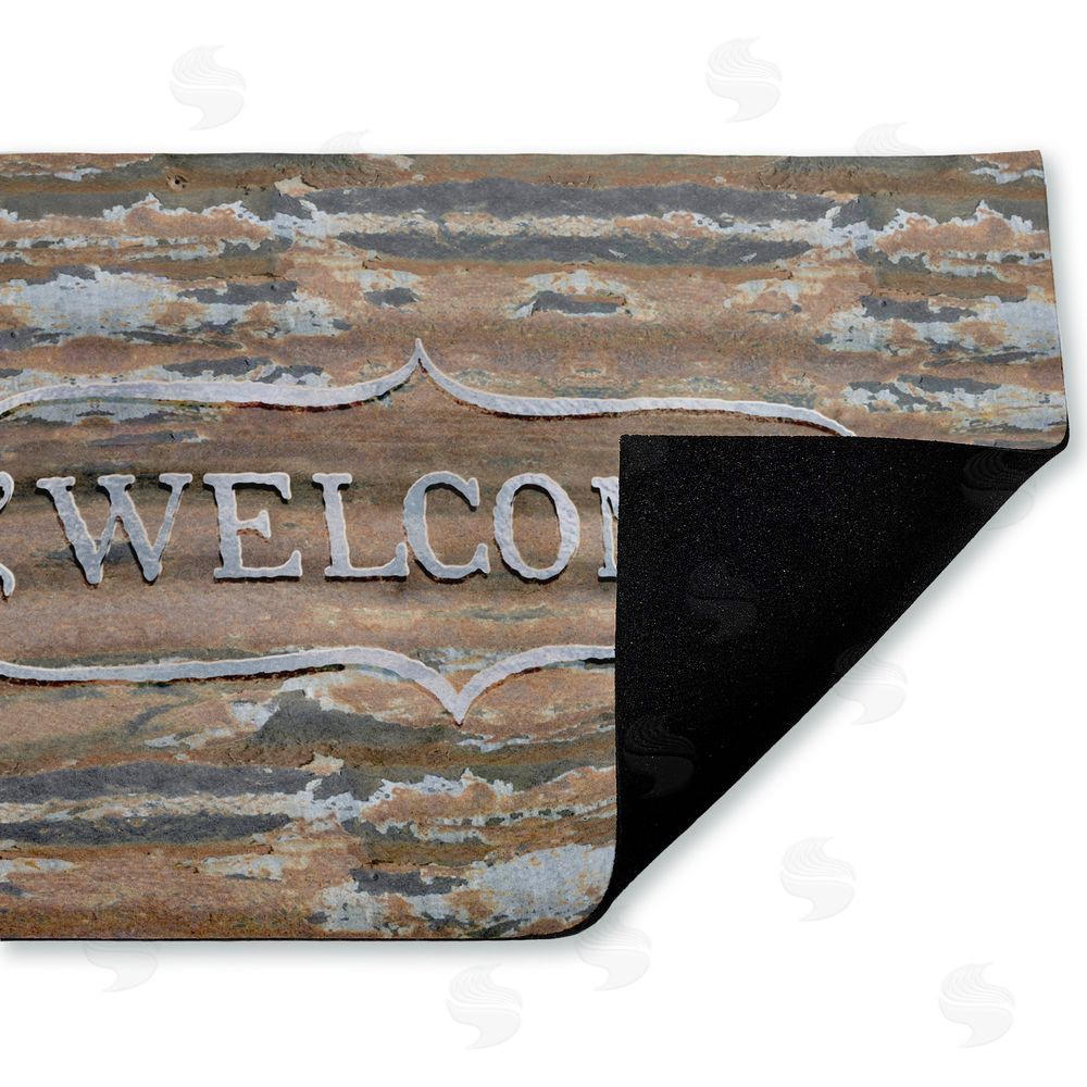Tim Coffey | Rustic & Distressed Welcome Non-Woven Door Mat
