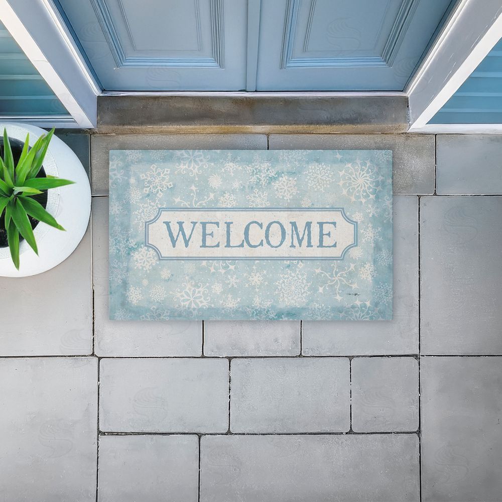 Tim Coffey | Gentle Snowflakes Welcome Non-Woven Door Mat