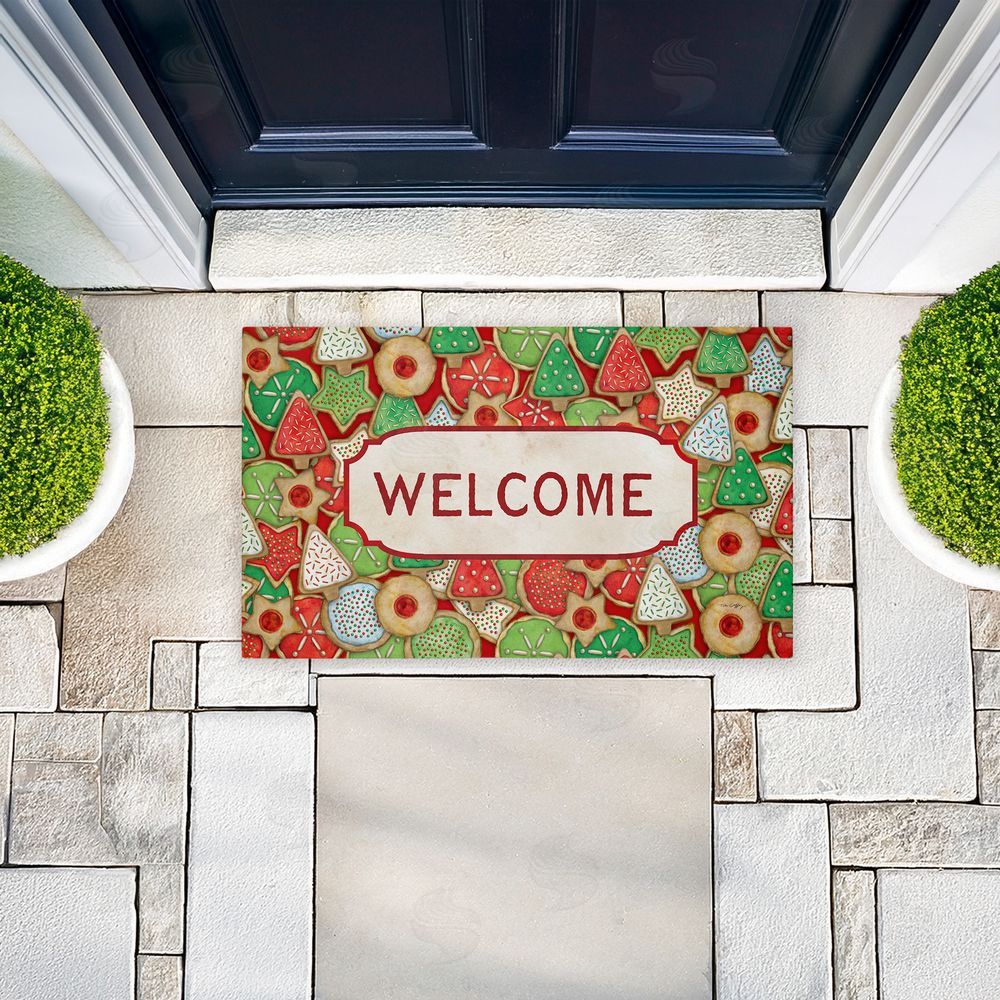 Tim Coffey | Holiday Cookies Welcome Non-Woven Door Mat
