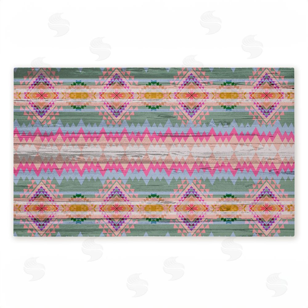Jennifer Ellory | Bright Shabby Chic Boho Non-Woven Door Mat