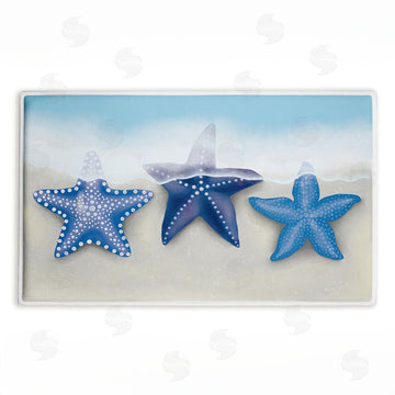 Darlene Seale | By The Shore Starfish Plush Bath Mat