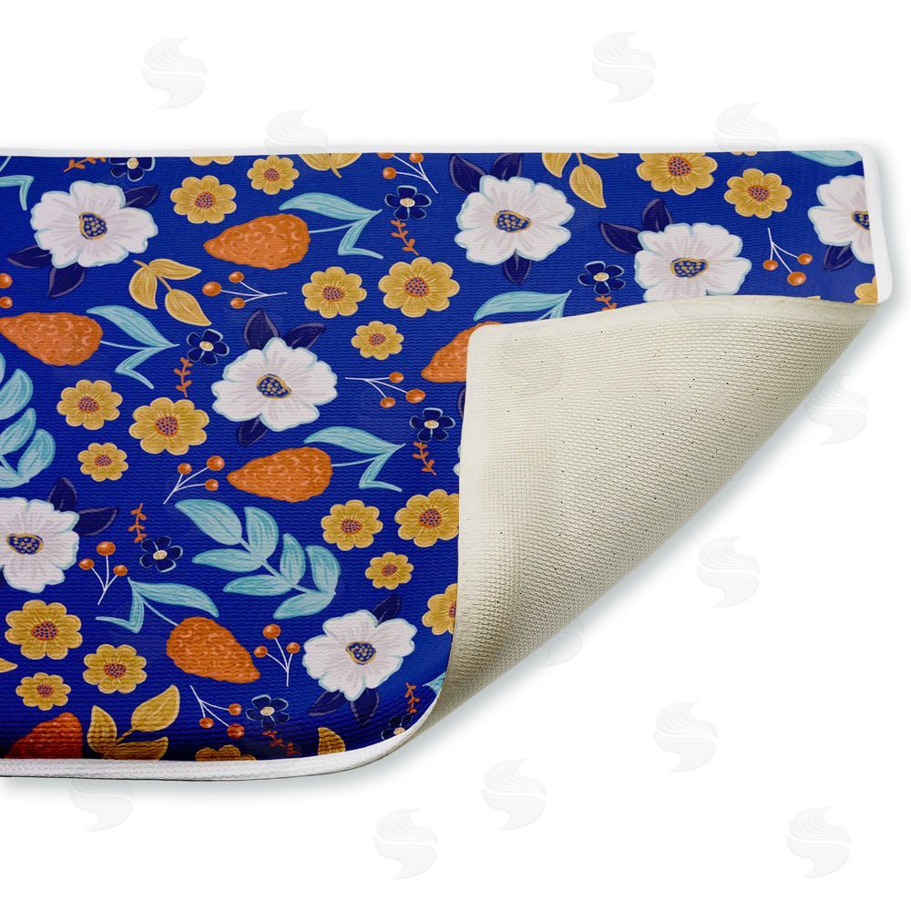 Emily Cromwell | Welcoming Summer Blooms Plush Bath Mat