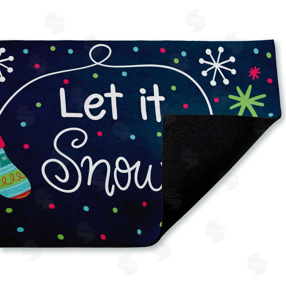 Emily Cromwell | Let It Snow Mittens Non-Woven Door Mat