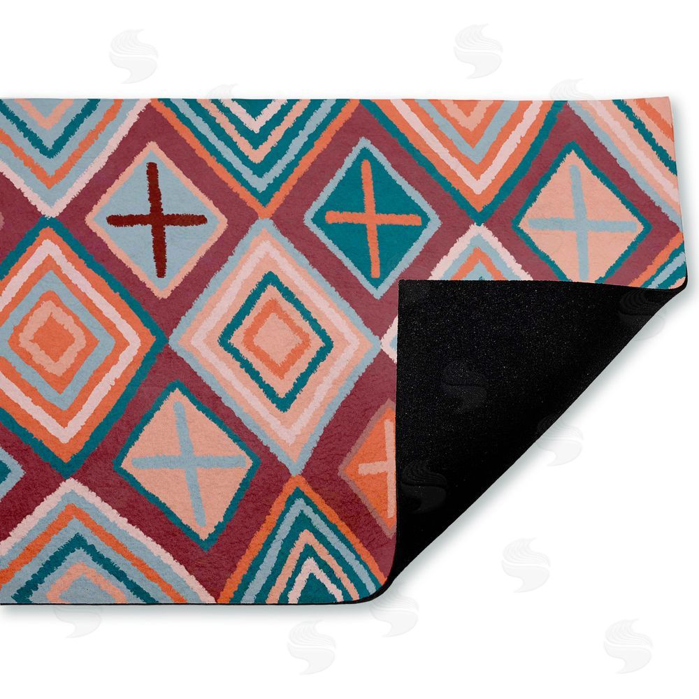 Darlene Seale | Bold Geometric Patterns Non-Woven Door Mat