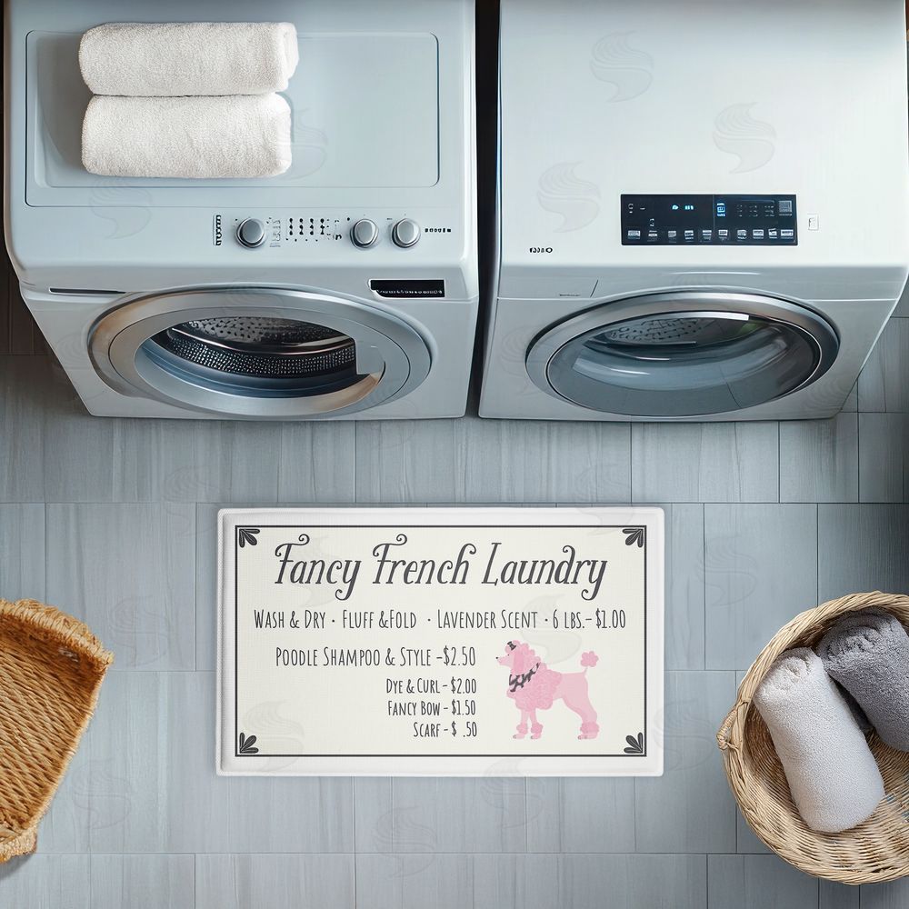 Darlene Seale | Fancy French Laundry Plush Bath Mat
