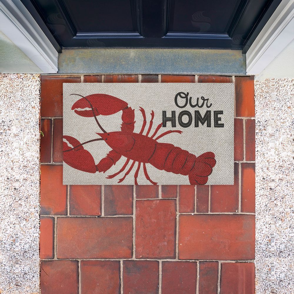 Gail Veillette | Our Home Lobster Faux Sisal Door Mat