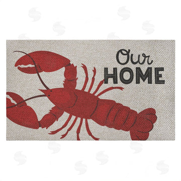Gail Veillette | Our Home Lobster Faux Sisal Door Mat