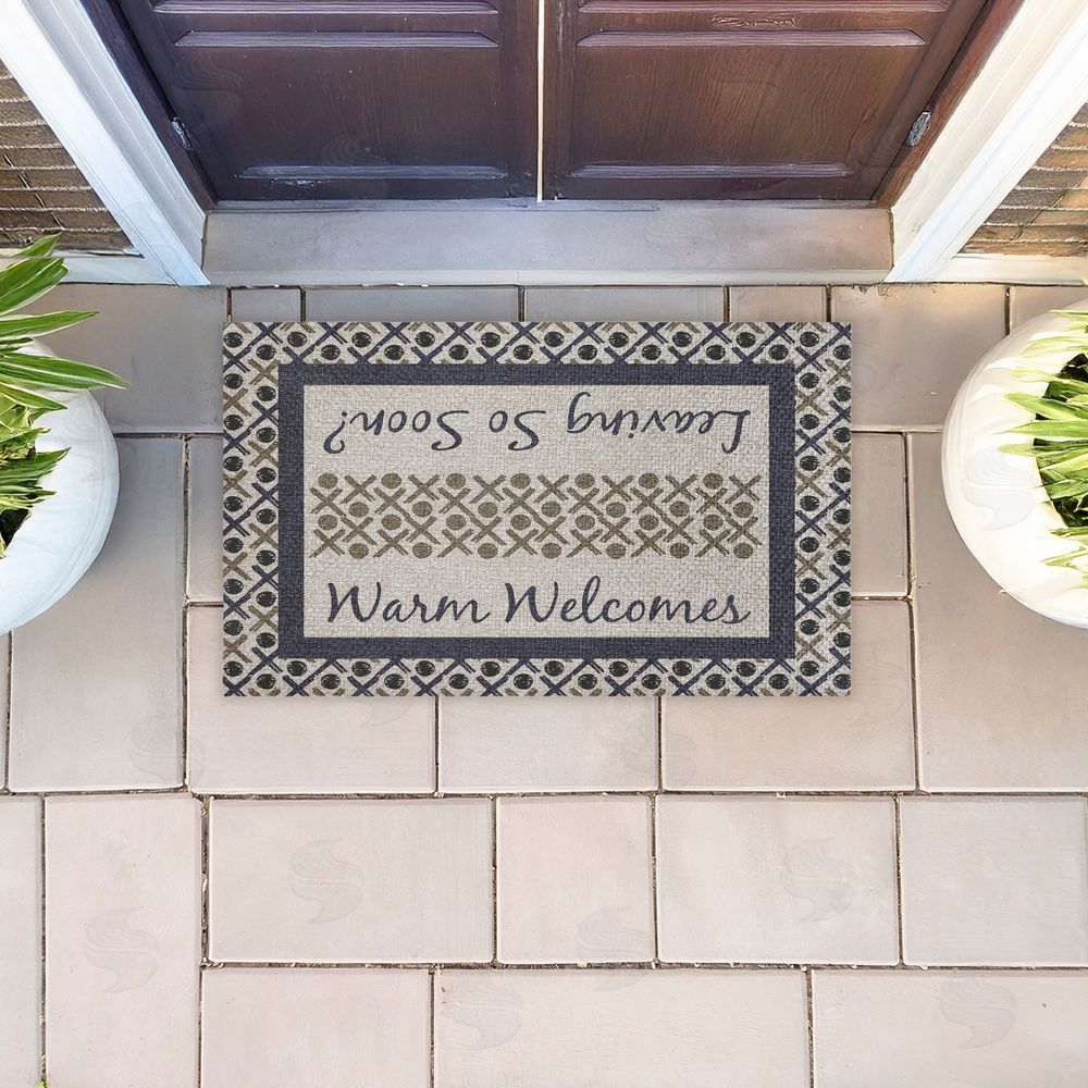 Arrolynn Weiderhold | Dual Message Entryway Faux Sisal Door Mat