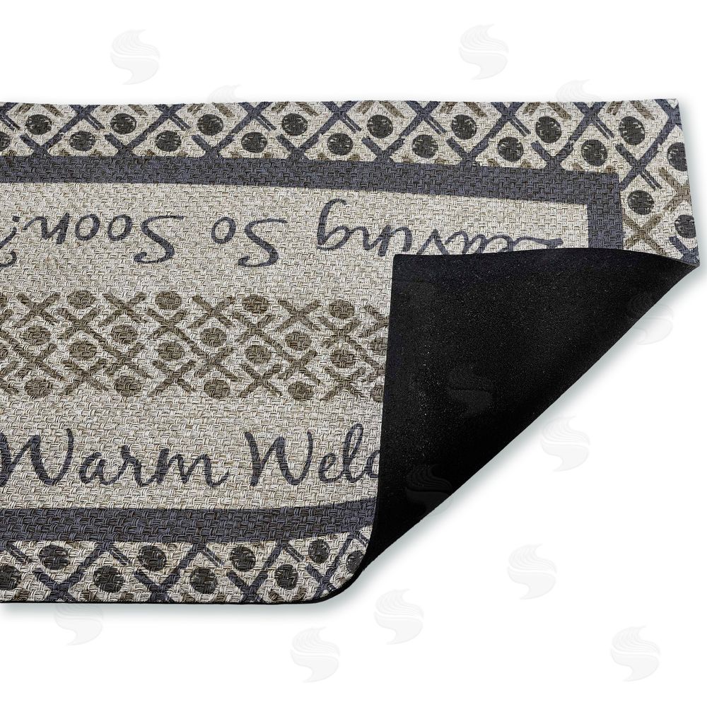 Arrolynn Weiderhold | Dual Message Entryway Faux Sisal Door Mat
