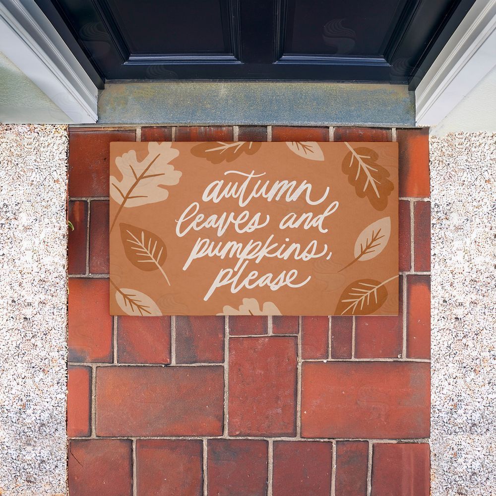 Amanda Houston | Autumn Please Sentiment Non-Woven Door Mat