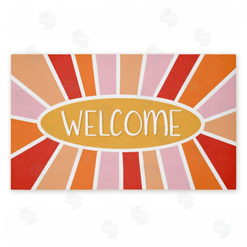 Emily Cromwell | Bright Welcome Sunburst Non-Woven Door Mat