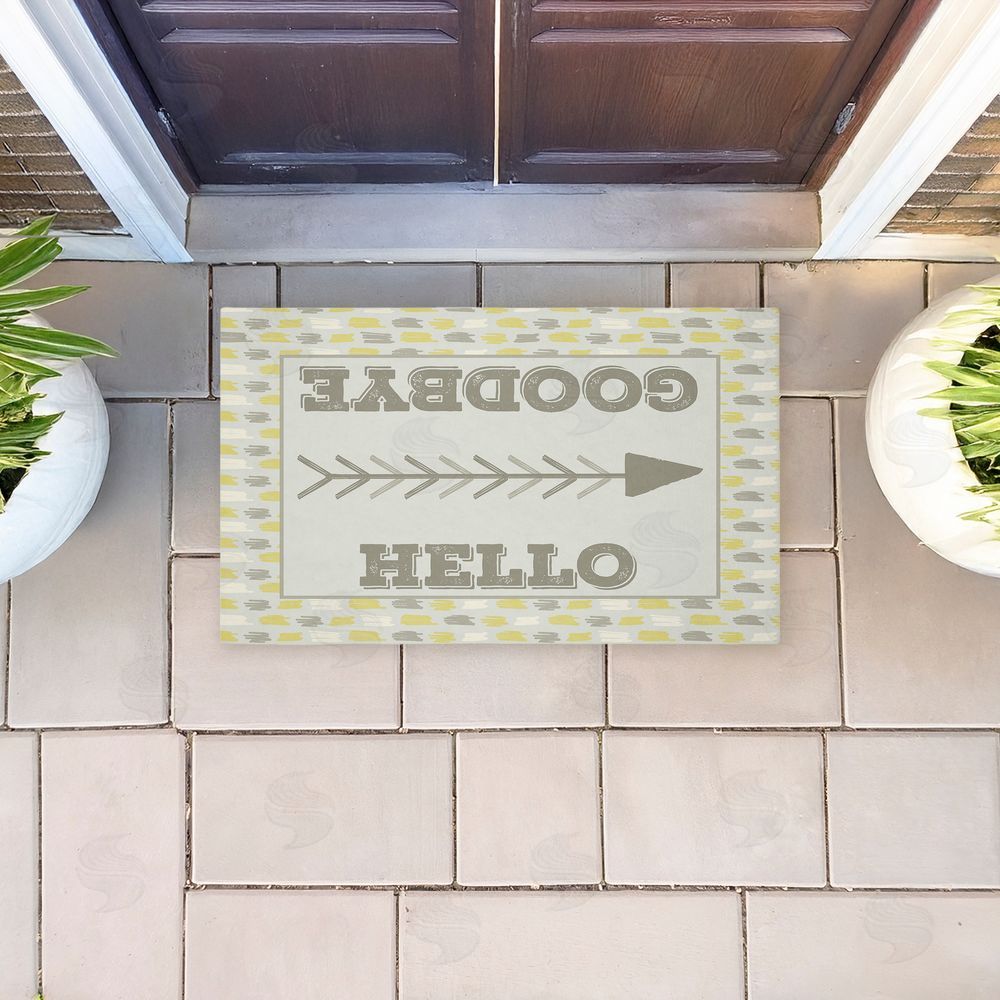 Arrolynn Weiderhold | Hello & Goodbye with Arrow Non-Woven Door Mat
