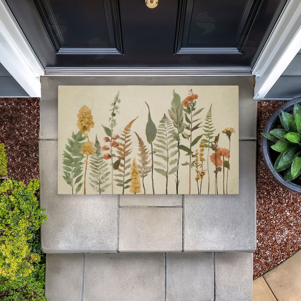 Elizabeth Medley | Simple Fall Botanics Non-Woven Door Mat