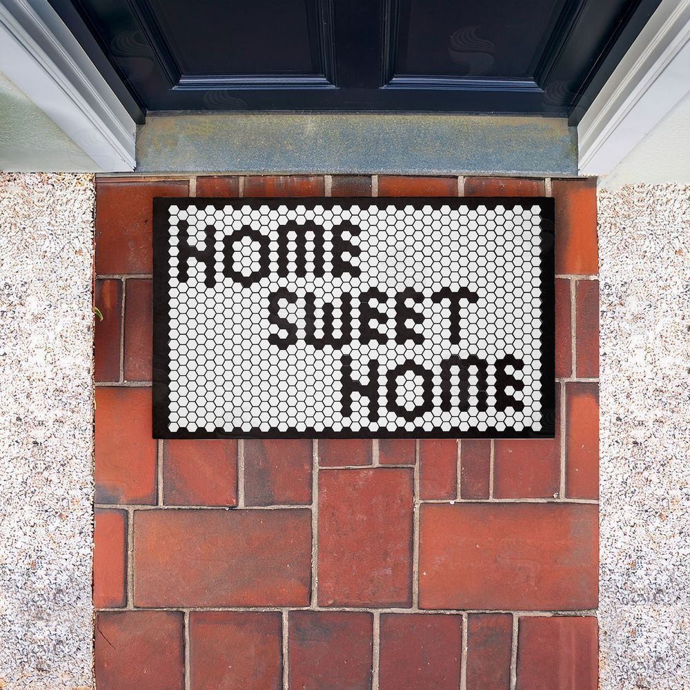 Elizabeth Medley | Sweet Home Mosaic Pattern Non-Woven Door Mat