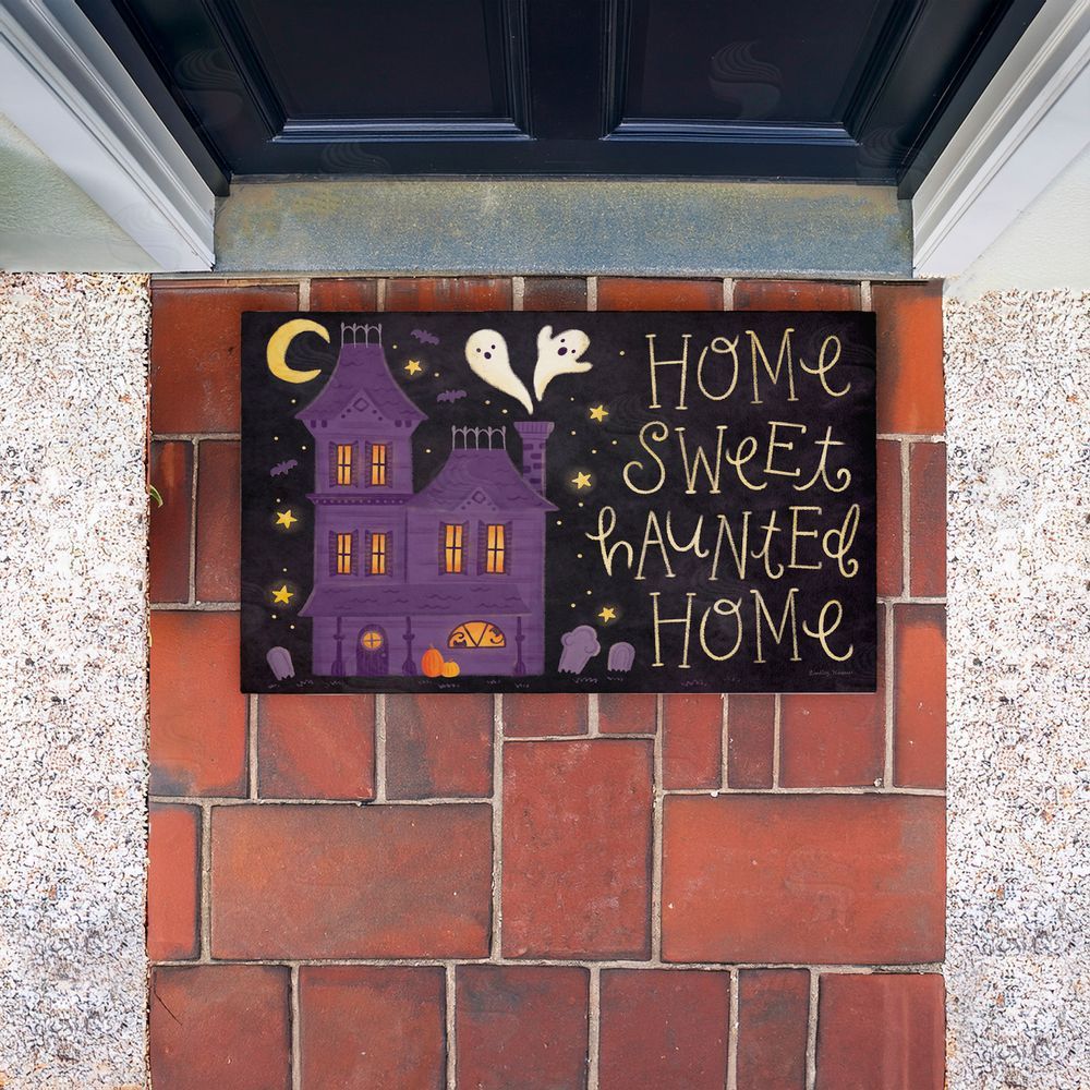Lindley Wiesner | Haunted Sweet Home Non-Woven Door Mat