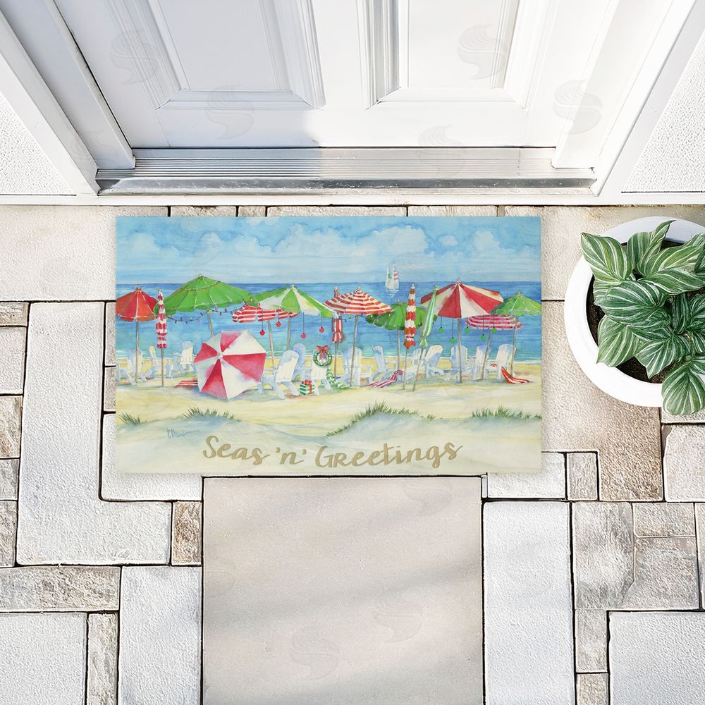 Paul Brent | Seas 'n' Greetings Beach Non-Woven Door Mat