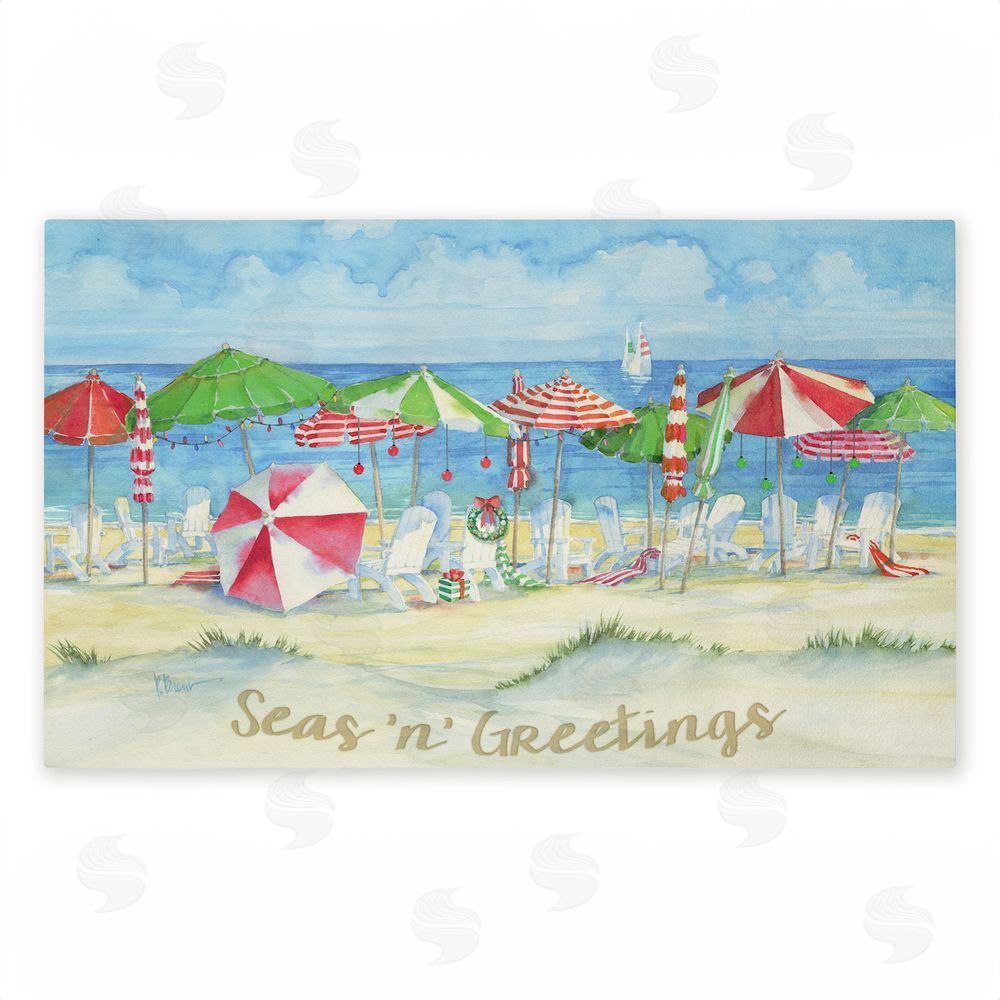 Paul Brent | Seas 'n' Greetings Beach Non-Woven Door Mat