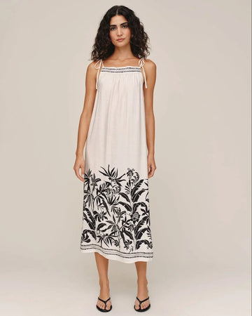 TIE STRAP MAXI DRESS